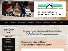 Tablet Screenshot of mvhomeless.org